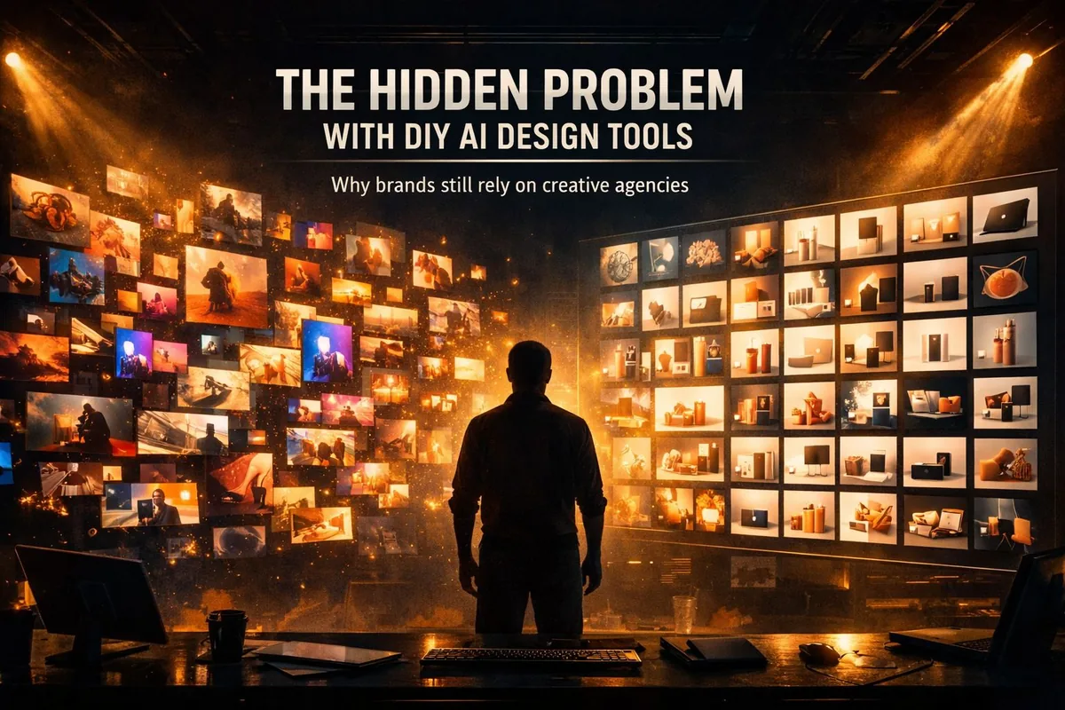 The Hidden Problem With DIY AI Design Tools (And Why Brands Still Need Creative Agencies)