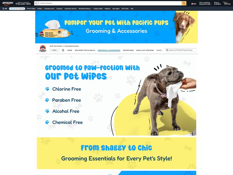 Page · Grooming and Accessories